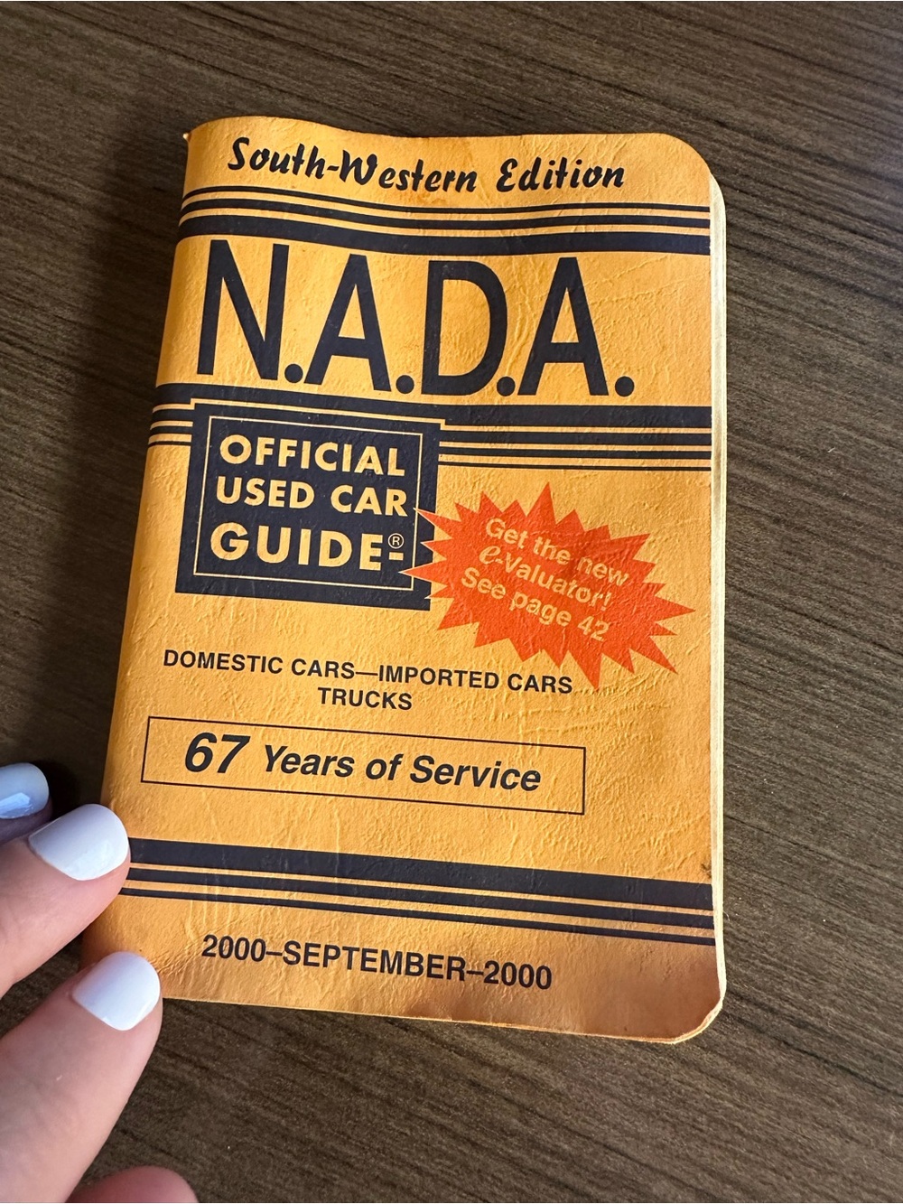 Official Used Car Guide - Yellow (South-Western Edition)